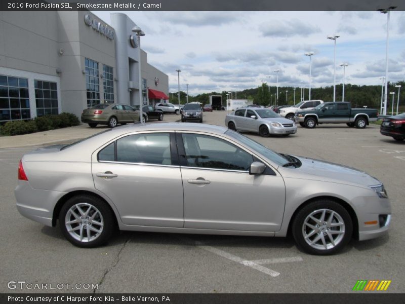 Smokestone Metallic / Camel 2010 Ford Fusion SEL