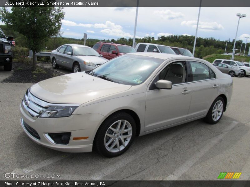 Smokestone Metallic / Camel 2010 Ford Fusion SEL