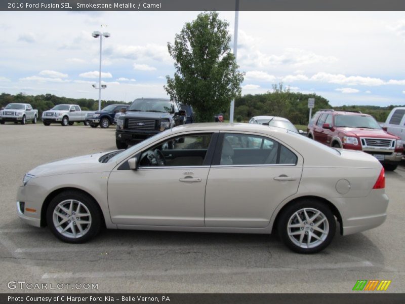 Smokestone Metallic / Camel 2010 Ford Fusion SEL