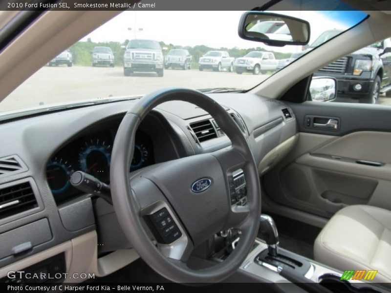 Smokestone Metallic / Camel 2010 Ford Fusion SEL