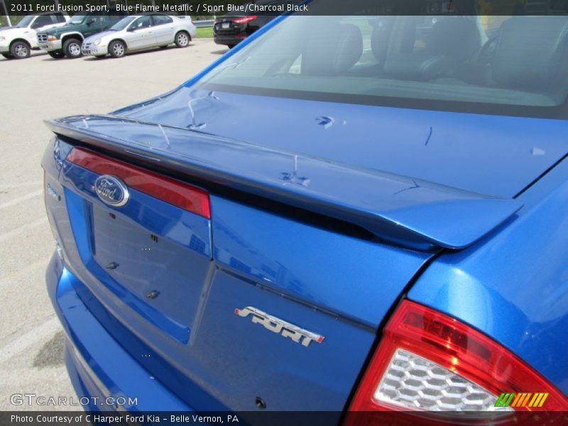 Blue Flame Metallic / Sport Blue/Charcoal Black 2011 Ford Fusion Sport