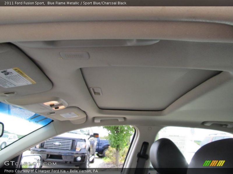 Blue Flame Metallic / Sport Blue/Charcoal Black 2011 Ford Fusion Sport