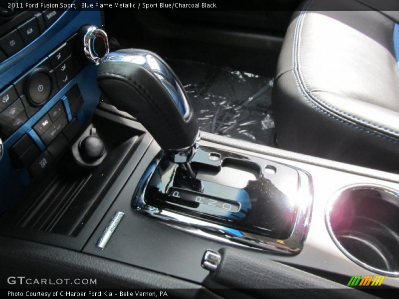 Blue Flame Metallic / Sport Blue/Charcoal Black 2011 Ford Fusion Sport