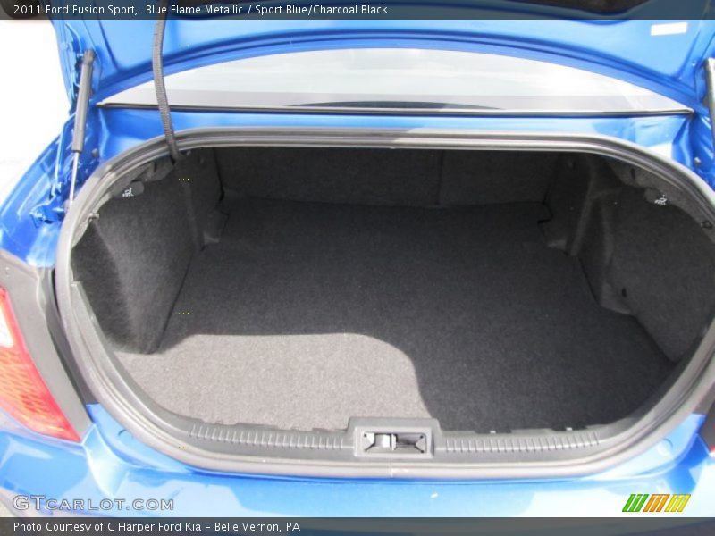 Blue Flame Metallic / Sport Blue/Charcoal Black 2011 Ford Fusion Sport
