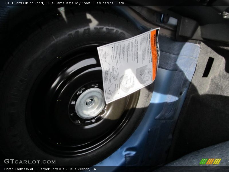 Blue Flame Metallic / Sport Blue/Charcoal Black 2011 Ford Fusion Sport