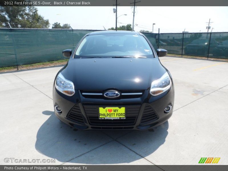 Black / Charcoal Black 2012 Ford Focus SE 5-Door
