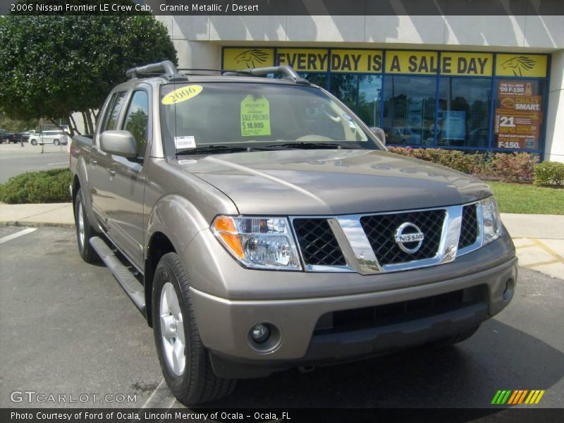 Granite Metallic / Desert 2006 Nissan Frontier LE Crew Cab