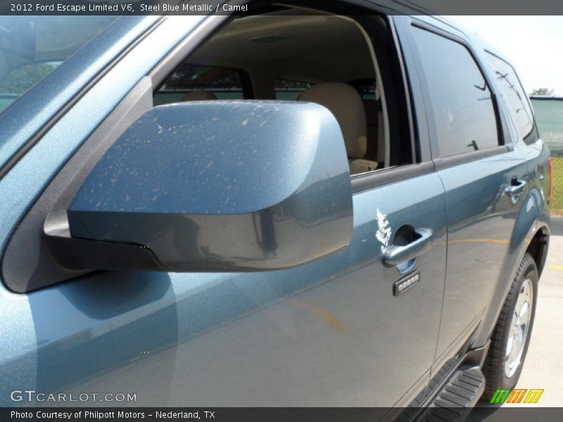 Steel Blue Metallic / Camel 2012 Ford Escape Limited V6
