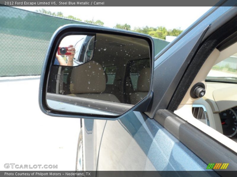 Steel Blue Metallic / Camel 2012 Ford Escape Limited V6