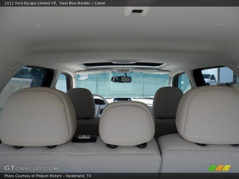 Steel Blue Metallic / Camel 2012 Ford Escape Limited V6