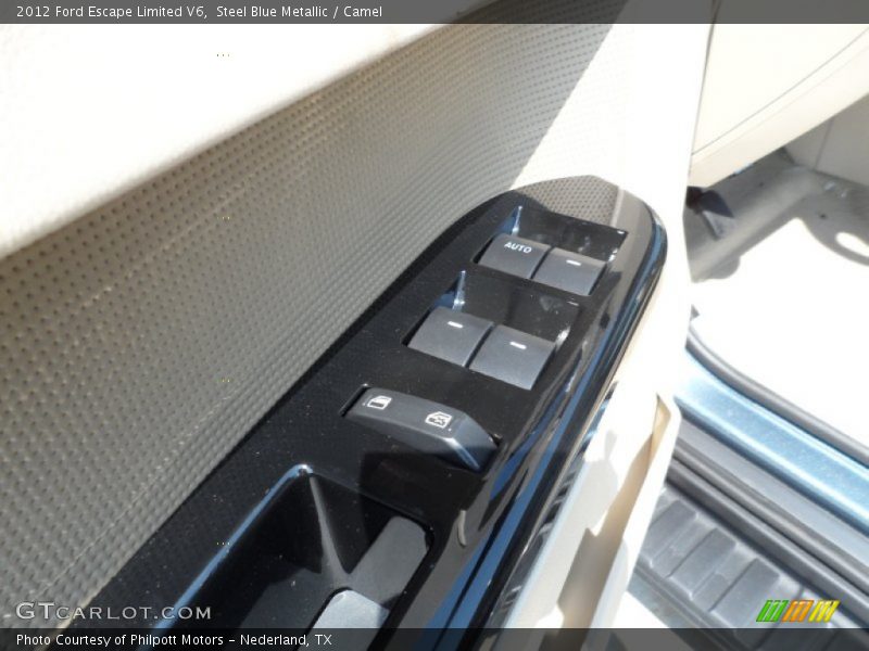 Steel Blue Metallic / Camel 2012 Ford Escape Limited V6