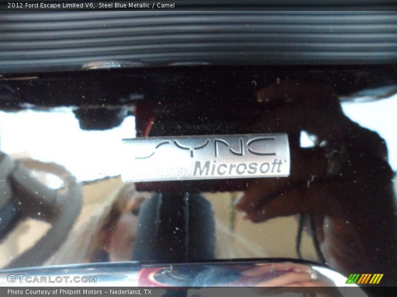 Steel Blue Metallic / Camel 2012 Ford Escape Limited V6