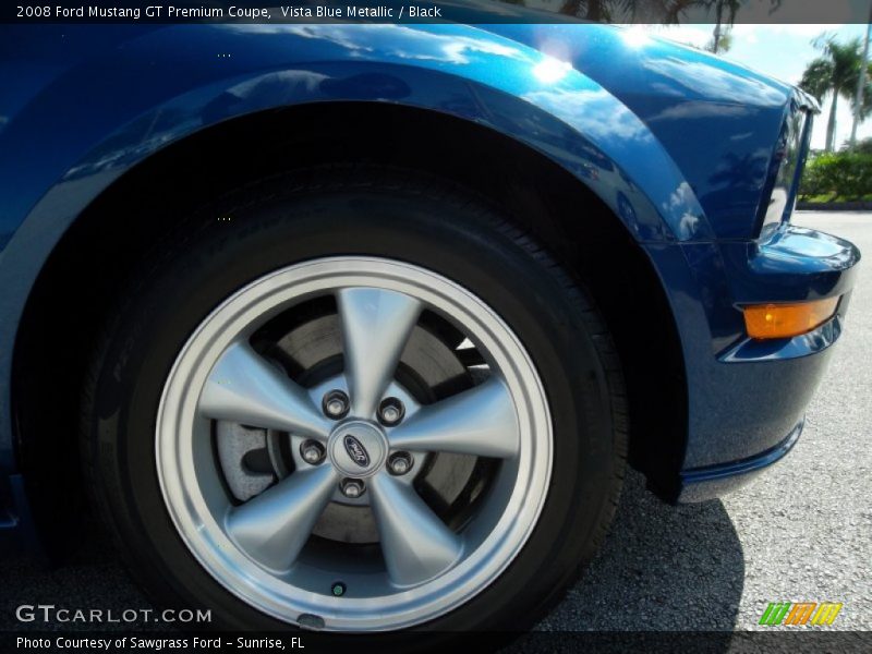 Vista Blue Metallic / Black 2008 Ford Mustang GT Premium Coupe