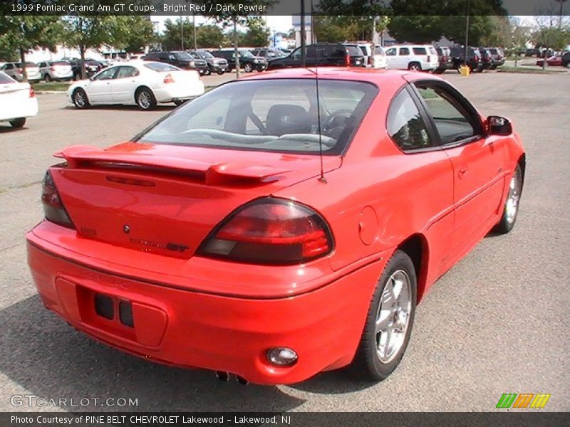 Bright Red / Dark Pewter 1999 Pontiac Grand Am GT Coupe