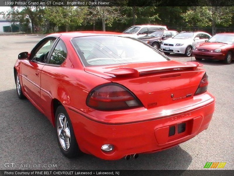 Bright Red / Dark Pewter 1999 Pontiac Grand Am GT Coupe