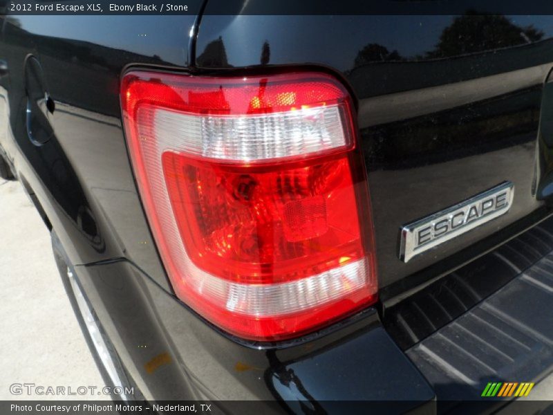 Ebony Black / Stone 2012 Ford Escape XLS