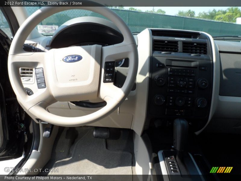 Ebony Black / Stone 2012 Ford Escape XLS