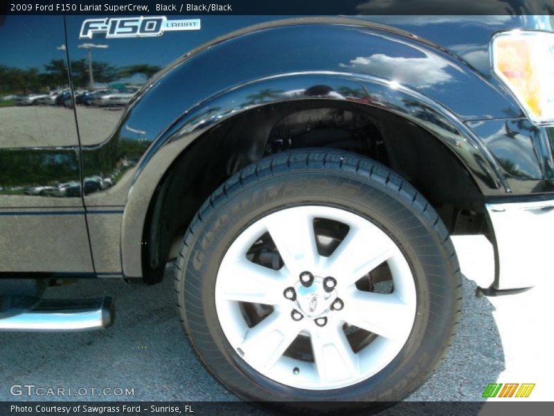 Black / Black/Black 2009 Ford F150 Lariat SuperCrew