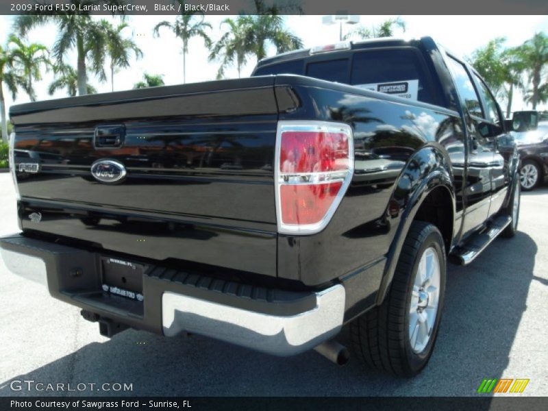 Black / Black/Black 2009 Ford F150 Lariat SuperCrew
