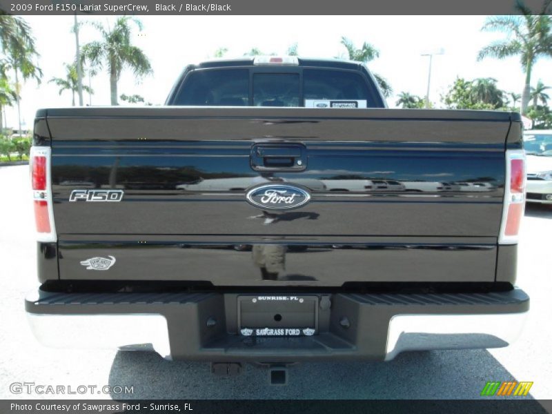 Black / Black/Black 2009 Ford F150 Lariat SuperCrew