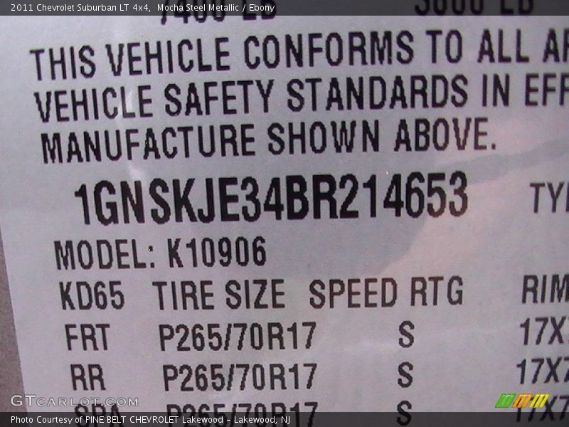 Mocha Steel Metallic / Ebony 2011 Chevrolet Suburban LT 4x4