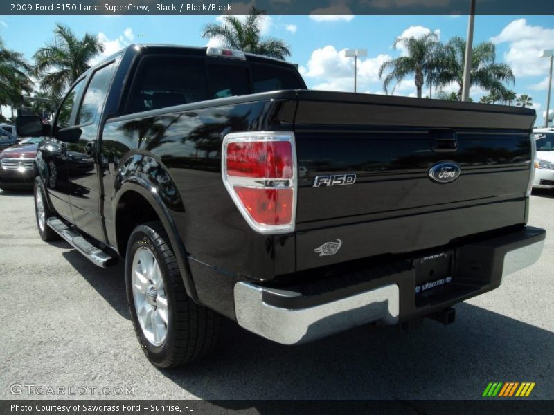 Black / Black/Black 2009 Ford F150 Lariat SuperCrew
