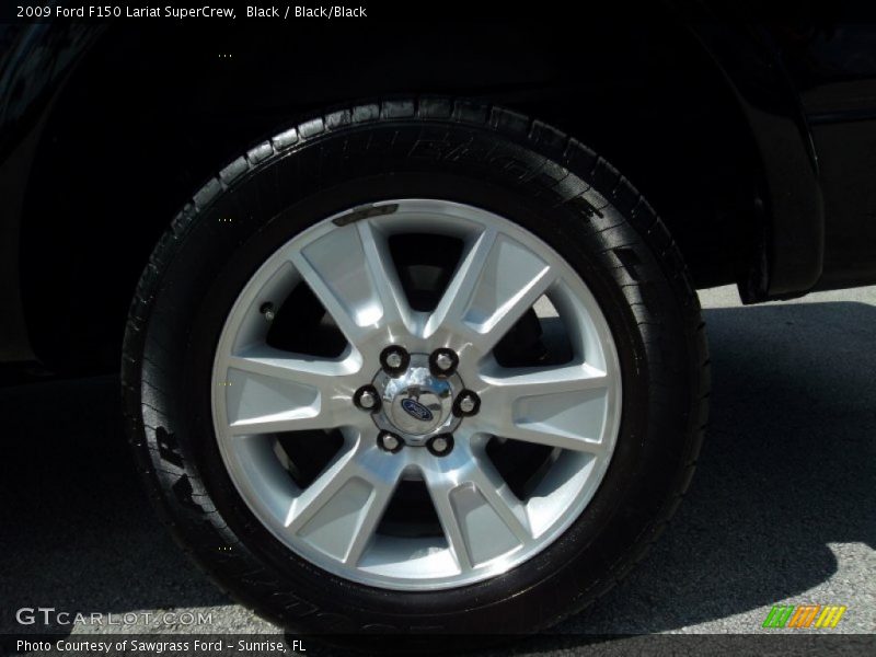 Black / Black/Black 2009 Ford F150 Lariat SuperCrew