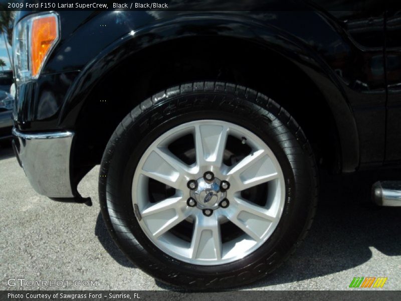 Black / Black/Black 2009 Ford F150 Lariat SuperCrew