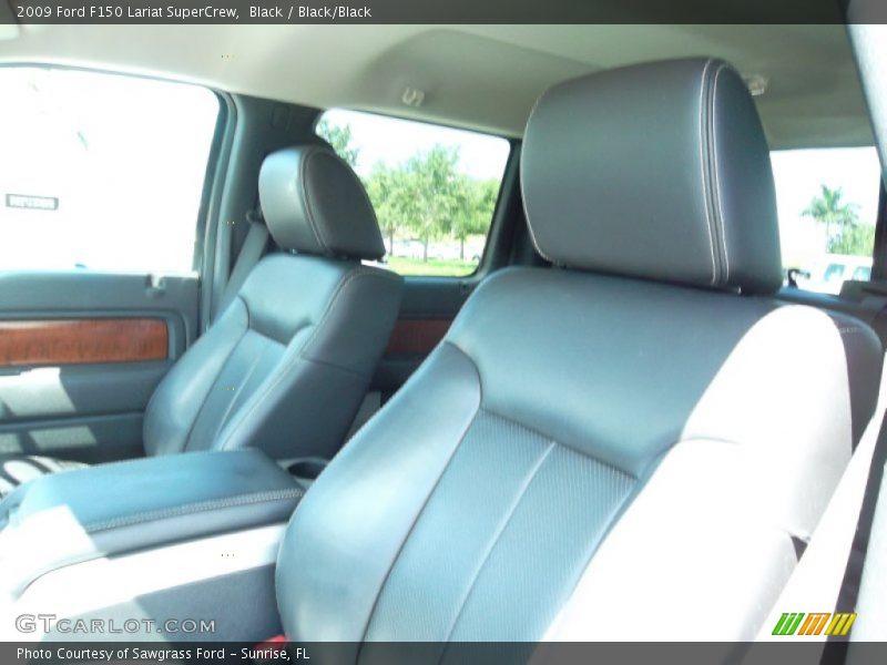 Black / Black/Black 2009 Ford F150 Lariat SuperCrew