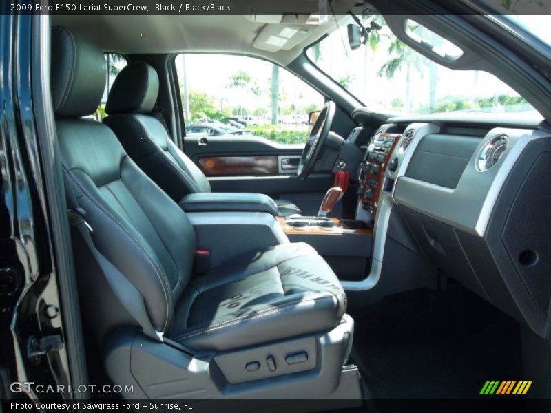 Black / Black/Black 2009 Ford F150 Lariat SuperCrew