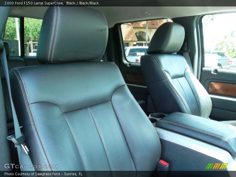 Black / Black/Black 2009 Ford F150 Lariat SuperCrew