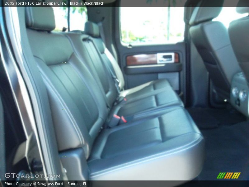 Black / Black/Black 2009 Ford F150 Lariat SuperCrew