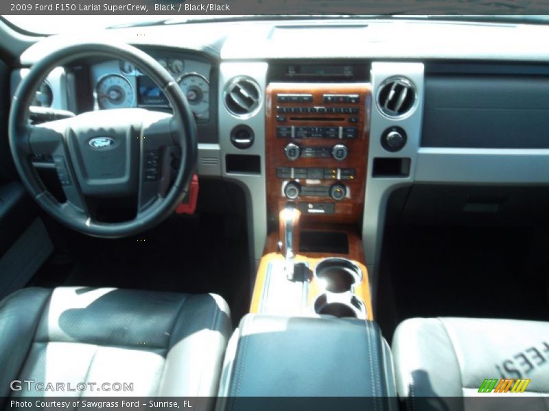 Black / Black/Black 2009 Ford F150 Lariat SuperCrew