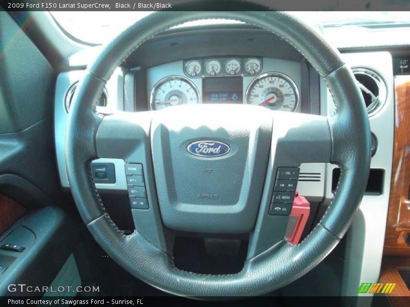 Black / Black/Black 2009 Ford F150 Lariat SuperCrew