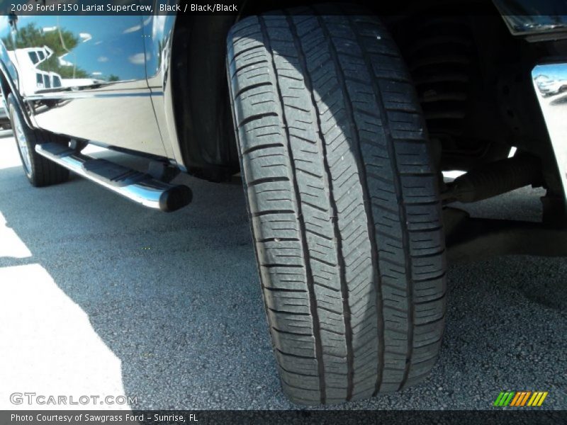 Black / Black/Black 2009 Ford F150 Lariat SuperCrew