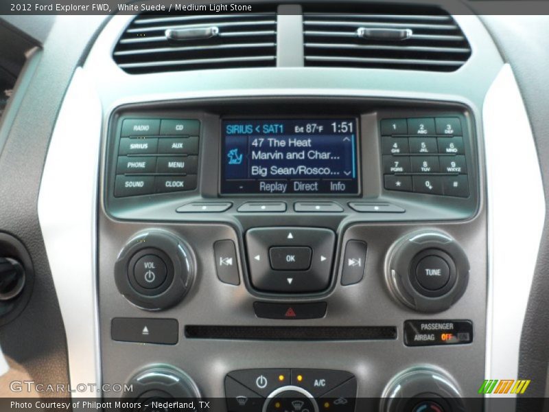 Controls of 2012 Explorer FWD
