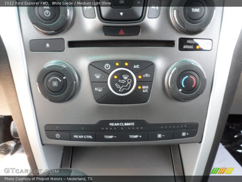 Controls of 2012 Explorer FWD