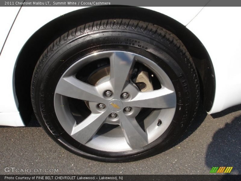 Summit White / Cocoa/Cashmere 2011 Chevrolet Malibu LT