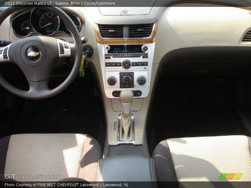Summit White / Cocoa/Cashmere 2011 Chevrolet Malibu LT