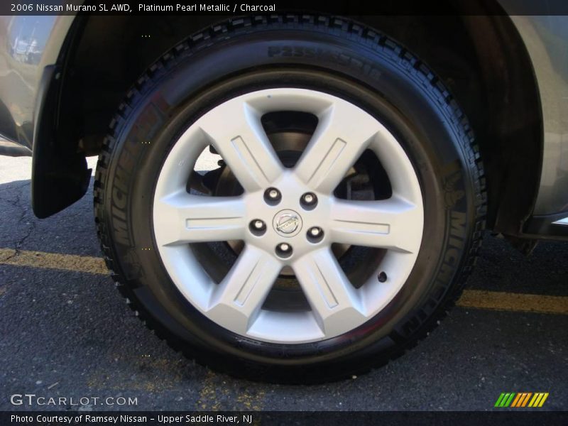 Platinum Pearl Metallic / Charcoal 2006 Nissan Murano SL AWD