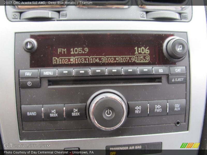 Audio System of 2007 Acadia SLE AWD