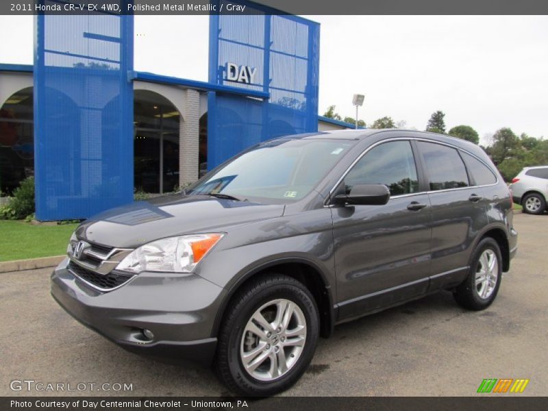 Polished Metal Metallic / Gray 2011 Honda CR-V EX 4WD