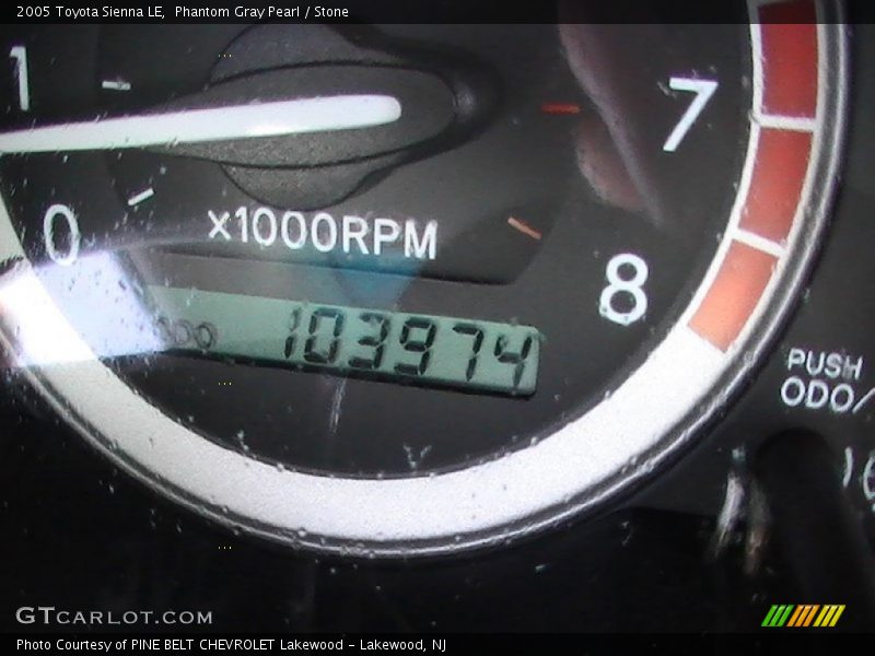Phantom Gray Pearl / Stone 2005 Toyota Sienna LE