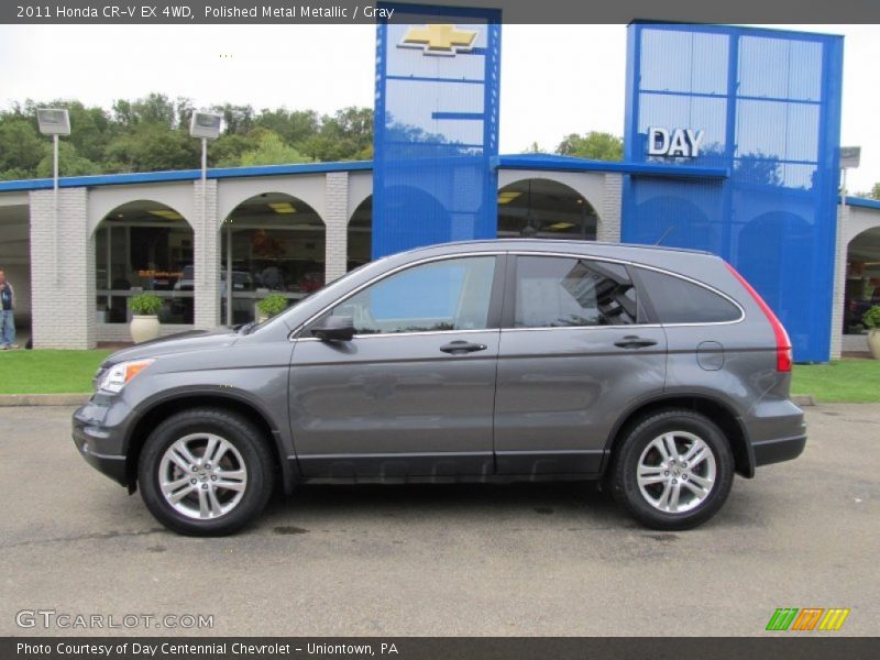 Polished Metal Metallic / Gray 2011 Honda CR-V EX 4WD