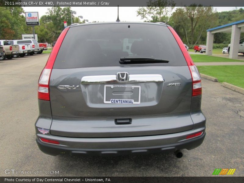 Polished Metal Metallic / Gray 2011 Honda CR-V EX 4WD
