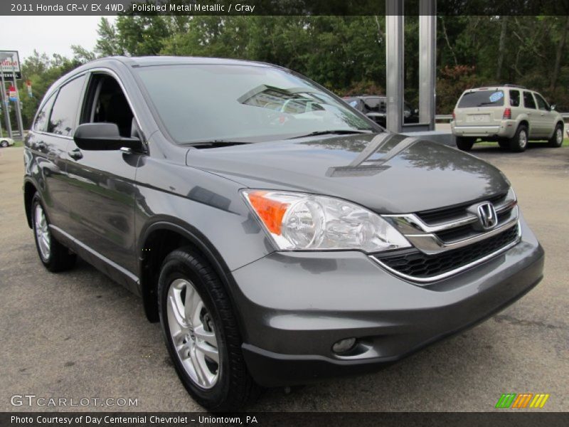 Polished Metal Metallic / Gray 2011 Honda CR-V EX 4WD