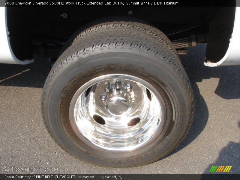 Summit White / Dark Titanium 2008 Chevrolet Silverado 3500HD Work Truck Extended Cab Dually