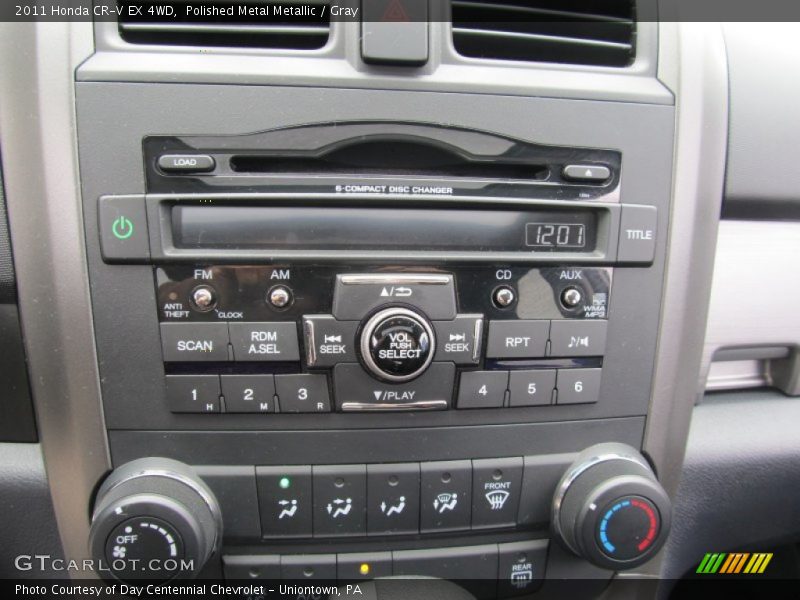 Polished Metal Metallic / Gray 2011 Honda CR-V EX 4WD