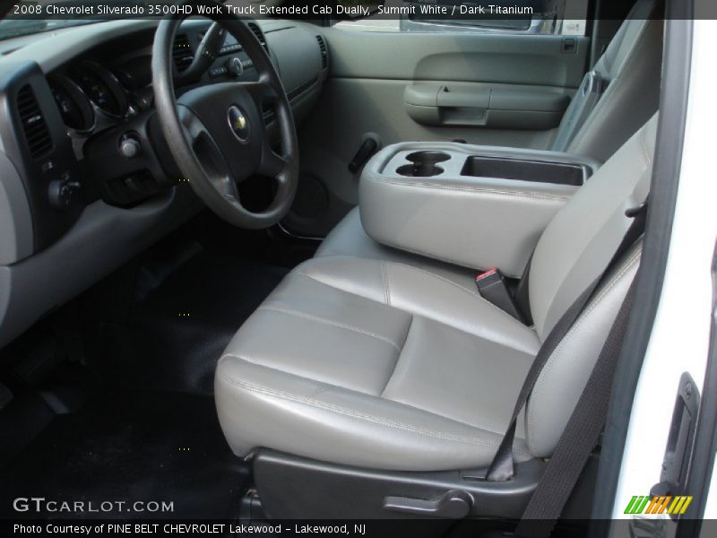  2008 Silverado 3500HD Work Truck Extended Cab Dually Dark Titanium Interior
