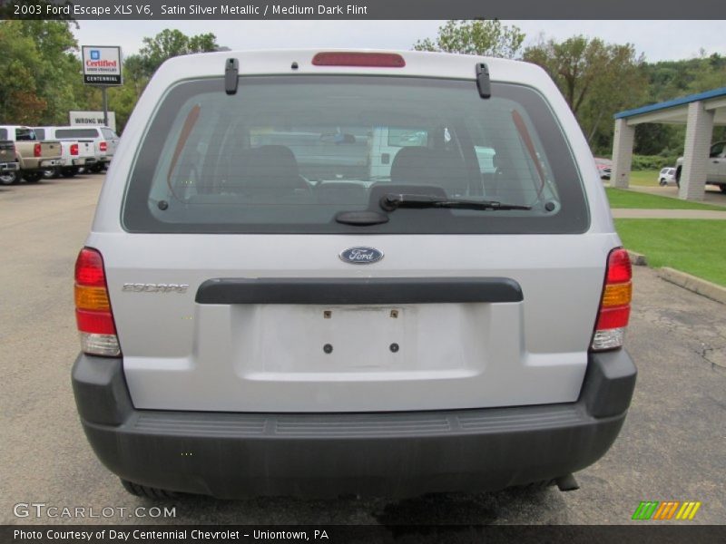 Satin Silver Metallic / Medium Dark Flint 2003 Ford Escape XLS V6